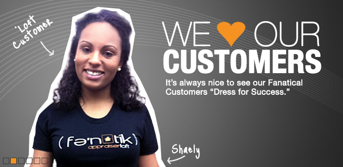 We LOVE our customers, It's always nice to see our Fanatical Customers 'Dress For Success.'